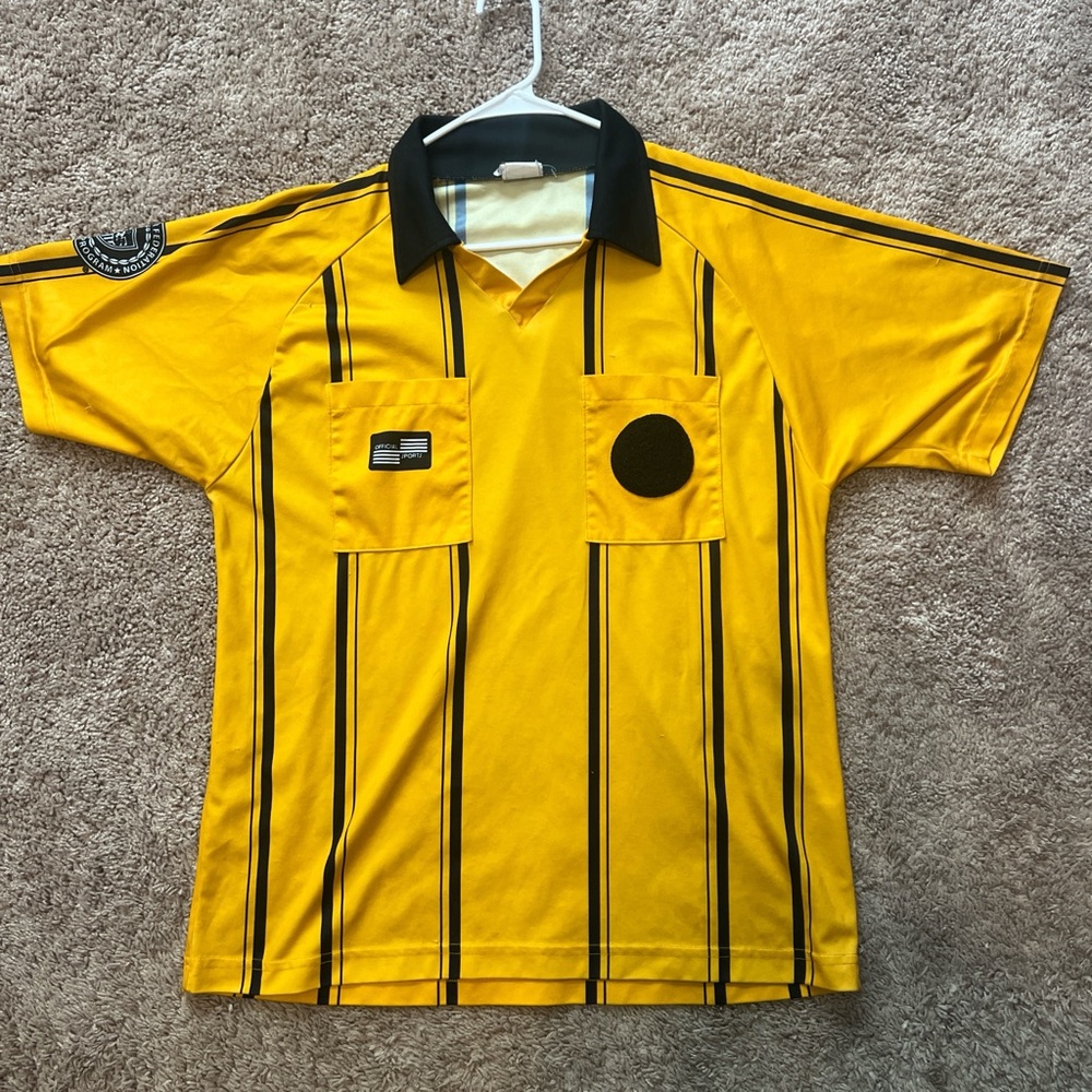 Yellow and Black Men's Shirt